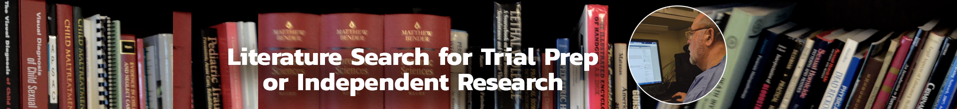 Literature search for trial prep or research